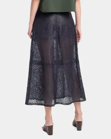 TWP Leather A-Line Midi Skirt | Thumbnail 3 TWP Leather A-Line Midi Skirt | Thumbnail 3