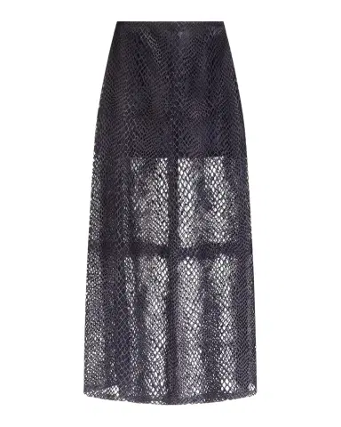 TWP Leather A-Line Midi Skirt | Thumbnail 1 TWP Leather A-Line Midi Skirt | Thumbnail 1
