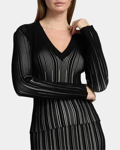 Chiara Boni La Petite Robe Briar Rib-Knit Top | Thumbnail 5 Chiara Boni La Petite Robe Briar Rib-Knit Top | Thumbnail 5