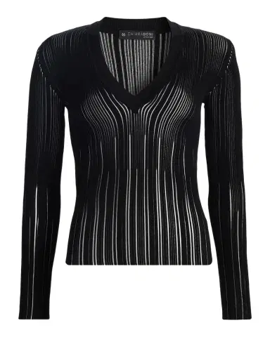 Chiara Boni La Petite Robe Briar Rib-Knit Top | Thumbnail 1 Chiara Boni La Petite Robe Briar Rib-Knit Top | Thumbnail 1