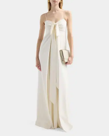 Cinq à Sept Amberly Bow Gown | Thumbnail 2 Cinq à Sept Amberly Bow Gown | Thumbnail 2