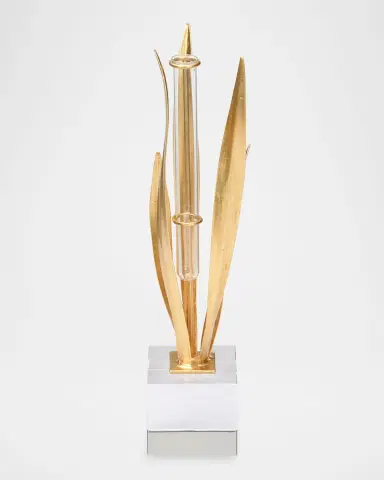 Chelsea House Gold Leaf 15" Bud Vase | Thumbnail 4 Chelsea House Gold Leaf 15" Bud Vase | Thumbnail 4