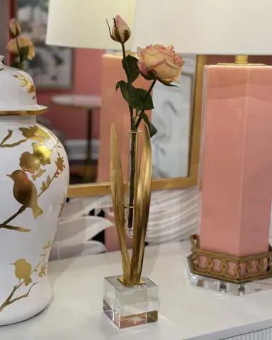 Chelsea House Gold Leaf 15" Bud Vase | Thumbnail 5 Chelsea House Gold Leaf 15" Bud Vase | Thumbnail 5