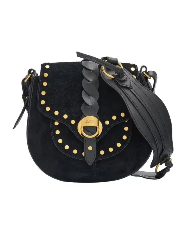 Isabel Marant Altay Small Suede Saddle Crossbody Bag