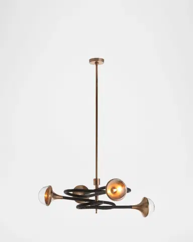 Wildwood Newton 48" 4-Light Chandelier | Thumbnail 3 Wildwood Newton 48" 4-Light Chandelier | Thumbnail 3