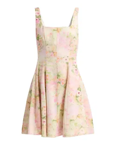 Generation Love Courtney Floral Pleated A-Line Mini Dress | Thumbnail 1 Generation Love Courtney Floral Pleated A-Line Mini Dress | Thumbnail 1