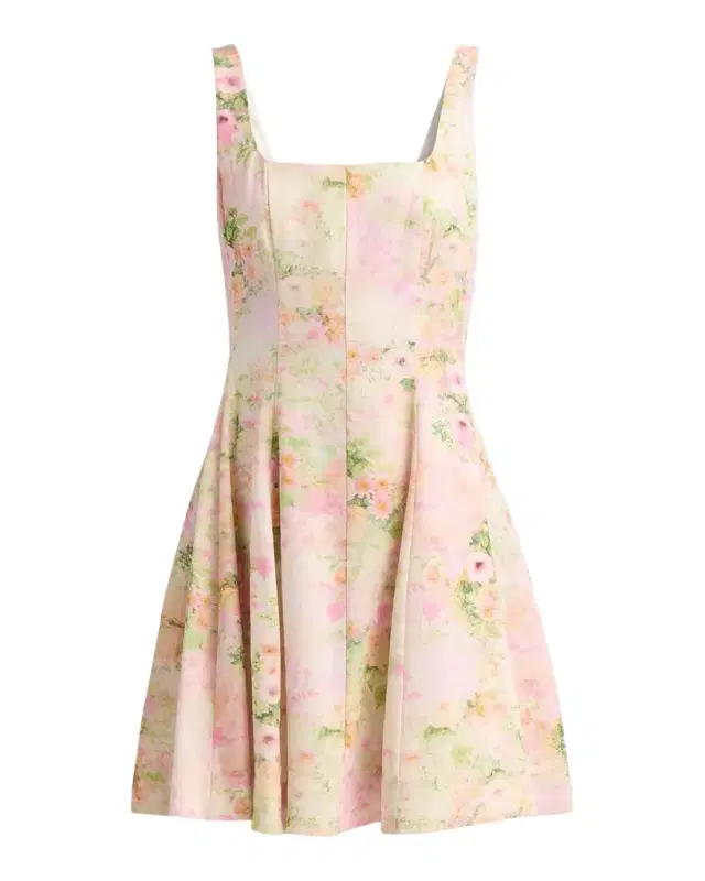Generation Love Courtney Floral Pleated A-Line Mini Dress