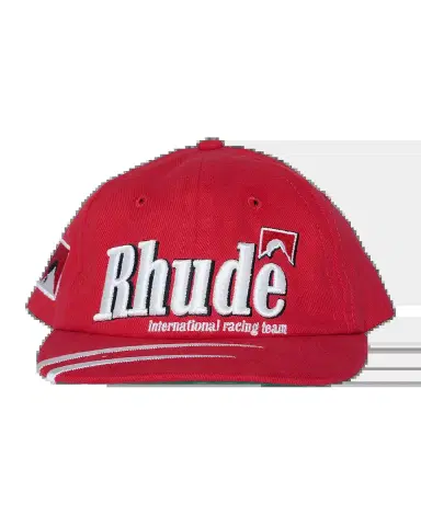 Rhude Men's Moonlight Dual Striped Cotton Cap | Thumbnail 2 Rhude Men's Moonlight Dual Striped Cotton Cap | Thumbnail 2