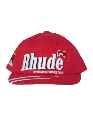 Rhude Men's Moonlight Dual Striped Cotton Cap | Thumbnail 1 Rhude Men's Moonlight Dual Striped Cotton Cap | Thumbnail 1