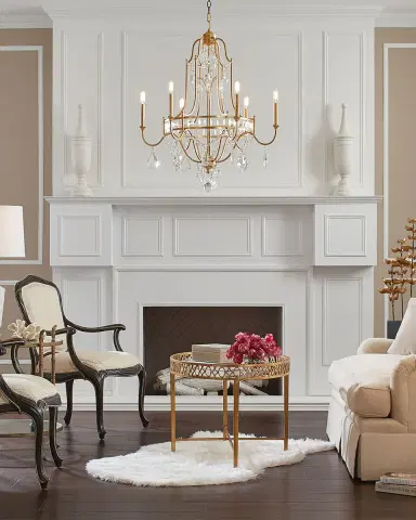 Wildwood Buckhead 37" 6-Light Chandelier | Thumbnail 3 Wildwood Buckhead 37" 6-Light Chandelier | Thumbnail 3