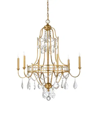 Wildwood Buckhead 37" 6-Light Chandelier | Thumbnail 1 Wildwood Buckhead 37" 6-Light Chandelier | Thumbnail 1
