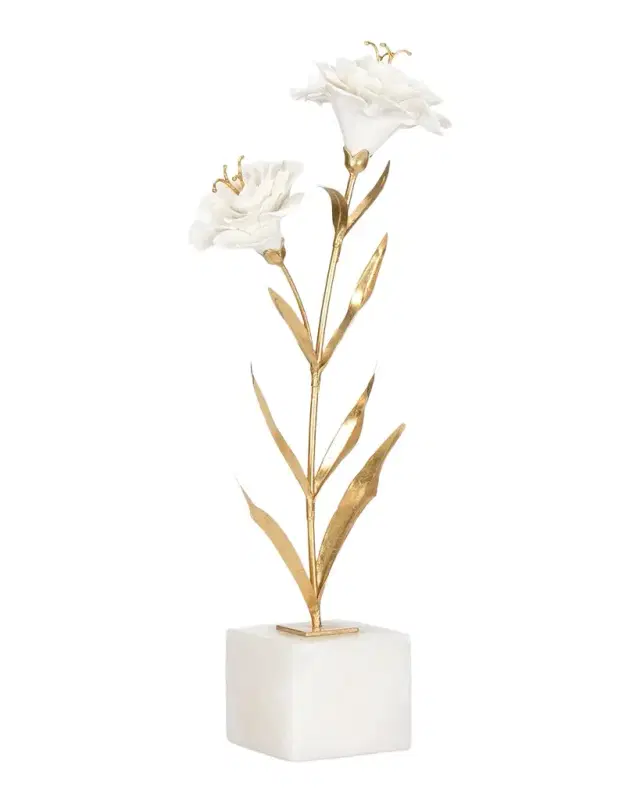 Chelsea House Carnation on Alabaster Stand