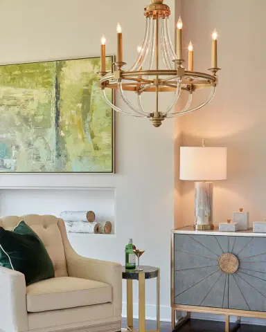 Wildwood Prospect 36" 6-Light Chandelier | Thumbnail 2 Wildwood Prospect 36" 6-Light Chandelier | Thumbnail 2