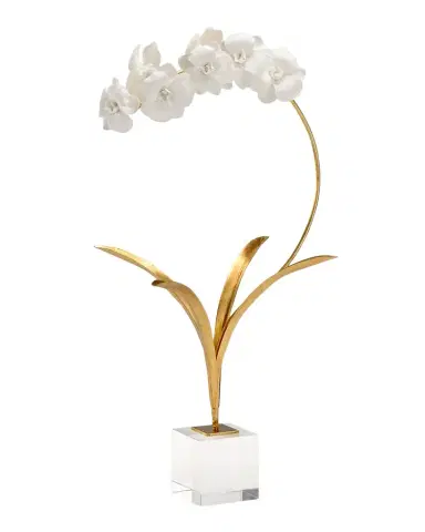 Chelsea House Small Orchid on Stand Sculpture | Thumbnail 1 Chelsea House Small Orchid on Stand Sculpture | Thumbnail 1