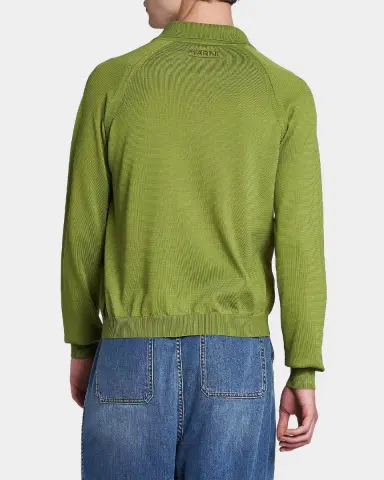 Marni Men 's Relaxed-Fit Pointelle-Knit Cardigan | Thumbnail 3