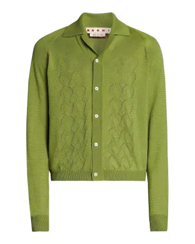 Marni Men 's Relaxed-Fit Pointelle-Knit Cardigan | Thumbnail 1