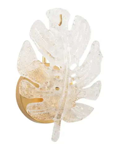 Wildwood Glass Leaf 11" Wall Sconce | Thumbnail 1 Wildwood Glass Leaf 11" Wall Sconce | Thumbnail 1