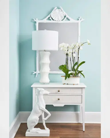 Chelsea House Grotto 49" Faux Wood Wall Mirror | Thumbnail 4 Chelsea House Grotto 49" Faux Wood Wall Mirror | Thumbnail 4