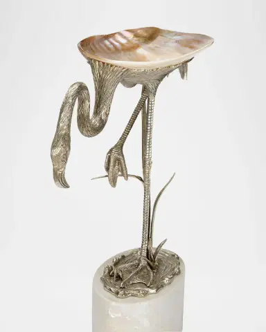 Chelsea House Mother-of-Pearl and Metal Firebird Sculpture | Thumbnail 3 Chelsea House Mother-of-Pearl and Metal Firebird Sculpture | Thumbnail 3