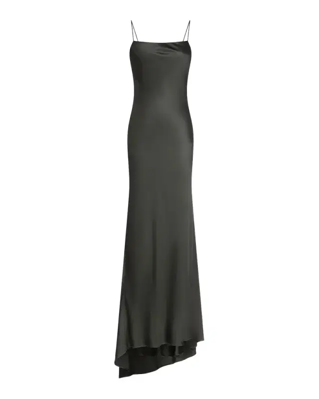 TWP Open-Back Silk Maxi Slipdress