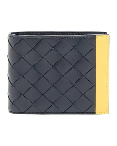 Bottega Veneta Men's Intrecciato Leather Colorblock Bifold Wallet | Thumbnail 1 Bottega Veneta Men's Intrecciato Leather Colorblock Bifold Wallet | Thumbnail 1
