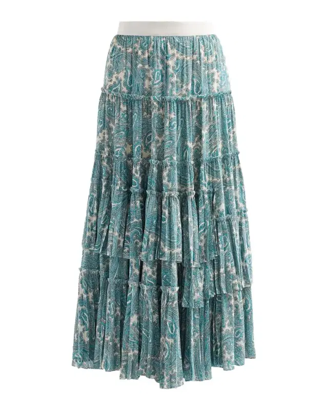 Cinq à Sept Hendrix Paisley Orianna Maxi Skirt