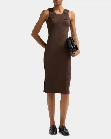 Loewe Ribbed Midi Dress | Thumbnail 2 Loewe Ribbed Midi Dress | Thumbnail 2