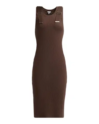 Loewe Ribbed Midi Dress | Thumbnail 1 Loewe Ribbed Midi Dress | Thumbnail 1