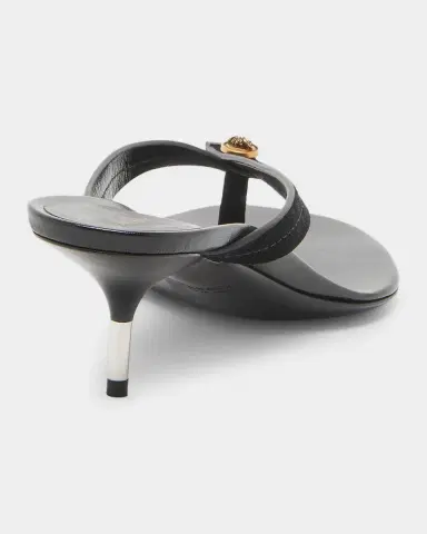 Versace 50MM Medusa Leather Sandals | Thumbnail 2 Versace 50MM Medusa Leather Sandals | Thumbnail 2