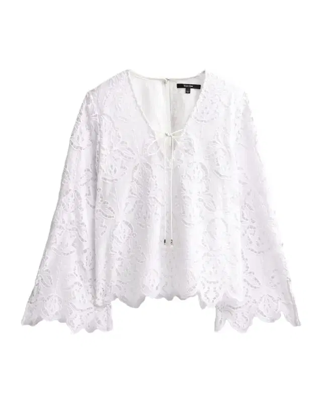 Toccin Halina Broderie Anglaise Tieneck Blouse