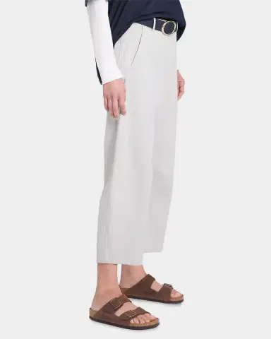 TWP Slouchy BF Stretch-Cotton Wide-Leg Trousers | Thumbnail 6