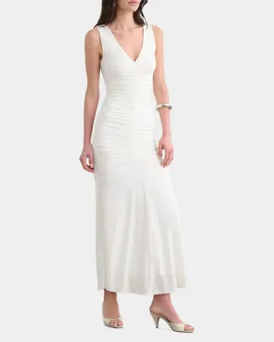 Toccin Inez Ruched Body-Con Maxi Dress | Thumbnail 4 Toccin Inez Ruched Body-Con Maxi Dress | Thumbnail 4