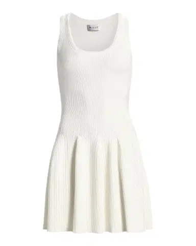 Milly Marea Rib-Knit A-Line Mini Dress | Thumbnail 1 Milly Marea Rib-Knit A-Line Mini Dress | Thumbnail 1