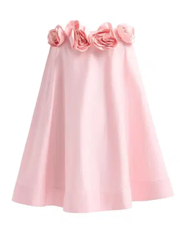 As It May Nerisia 3D Floral Strapless Trapeze Mini Dress | Thumbnail 1