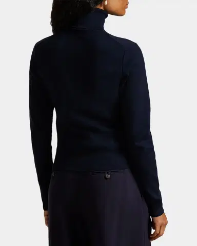 Polo Ralph Lauren Logo Cotton-Blend Turtleneck Sweater | Thumbnail 2