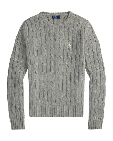 Polo Ralph Lauren Cable-Knit Cotton Crewneck Sweater | Thumbnail 1