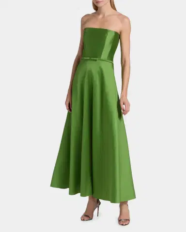 SACHIN BABI Darian Bow-Detailed Strapless Cocktail Maxi Dress | Thumbnail 4