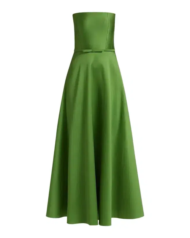 SACHIN BABI Darian Bow-Detailed Strapless Cocktail Maxi Dress
