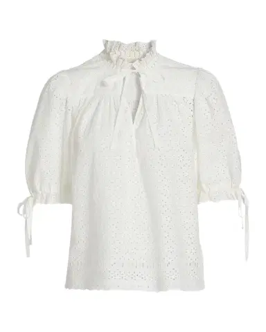 Ulla Johnson Aloutte Eyelet Cotton Top | Thumbnail 1