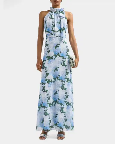 SACHIN BABI Diana Chiffon Floral Gown | Thumbnail 2