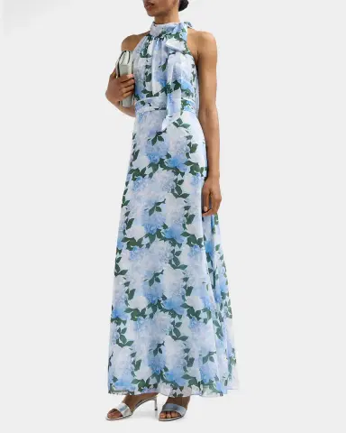 SACHIN BABI Diana Chiffon Floral Gown | Thumbnail 4