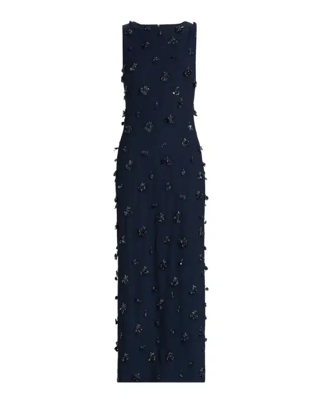 SIMKHAI Claudia Embellished Cocktail Maxi Dress