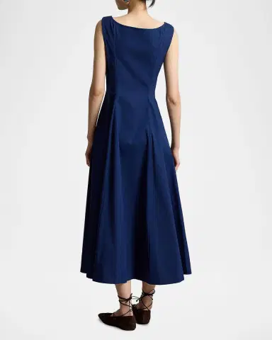Polo Ralph Lauren Paneled Cotton A-Line Maxi Dress | Thumbnail 3
