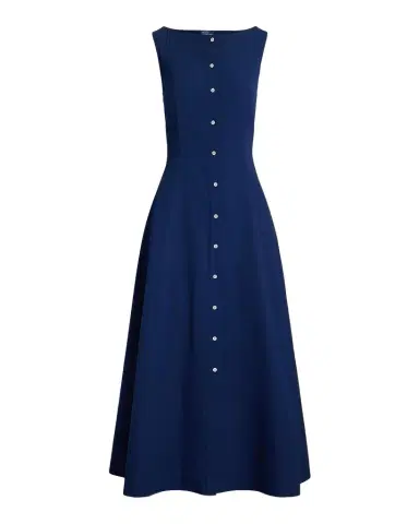 Polo Ralph Lauren Paneled Cotton A-Line Maxi Dress | Thumbnail 1