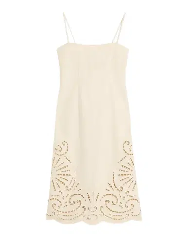 Ulla Johnson Jane Eyelet Denim Midi Dress | Thumbnail 1 Ulla Johnson Jane Eyelet Denim Midi Dress | Thumbnail 1