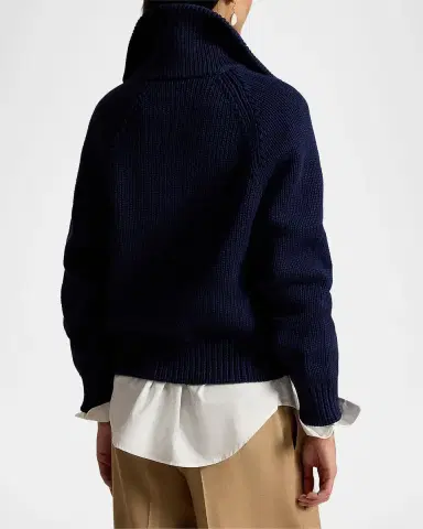 Polo Ralph Lauren Cotton-Blend Button-Front Cardigan | Thumbnail 3