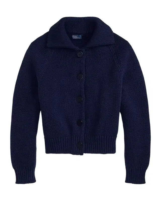 Polo Ralph Lauren Cotton-Blend Button-Front Cardigan