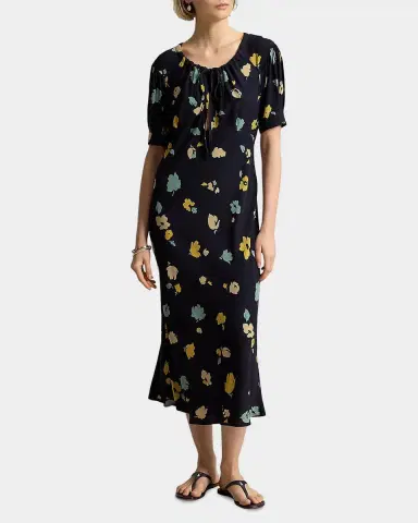 Polo Ralph Lauren Floral A-Line Midi Dress | Thumbnail 2