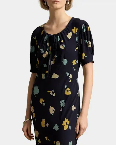 Polo Ralph Lauren Floral A-Line Midi Dress | Thumbnail 4