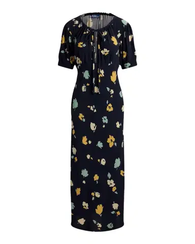 Polo Ralph Lauren Floral A-Line Midi Dress | Thumbnail 1